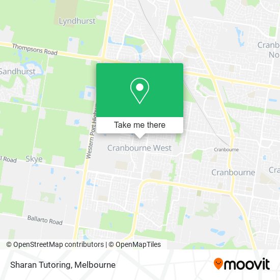 Sharan Tutoring map