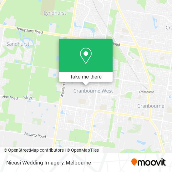 Nicasi Wedding Imagery map