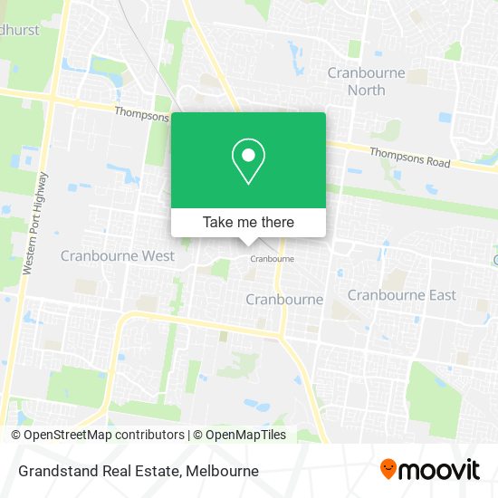 Grandstand Real Estate map