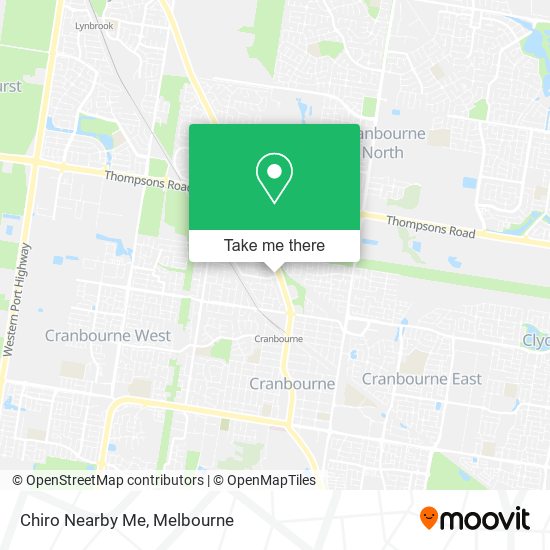 Chiro Nearby Me map