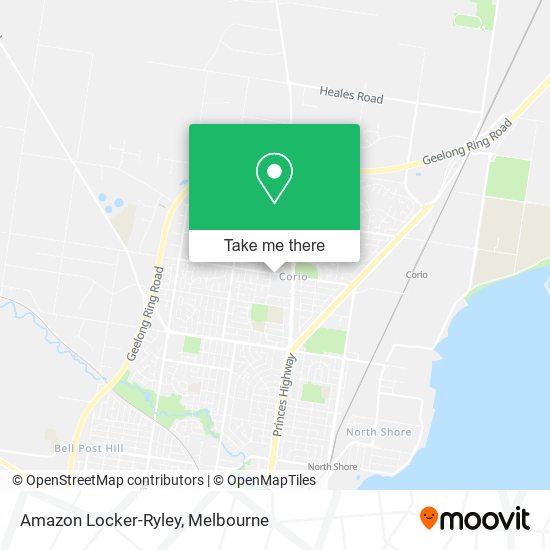 Mapa Amazon Locker-Ryley