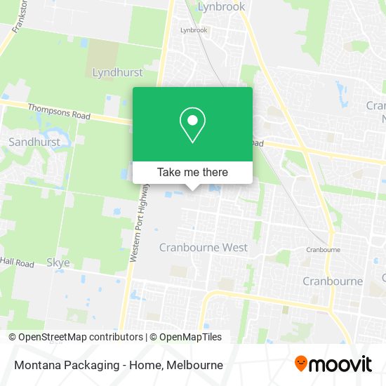 Montana Packaging - Home map