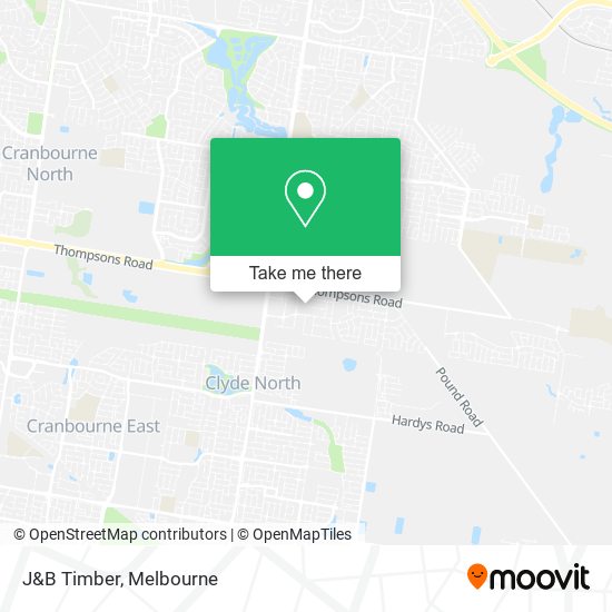 J&B Timber map