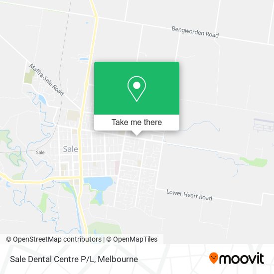 Sale Dental Centre P/L map