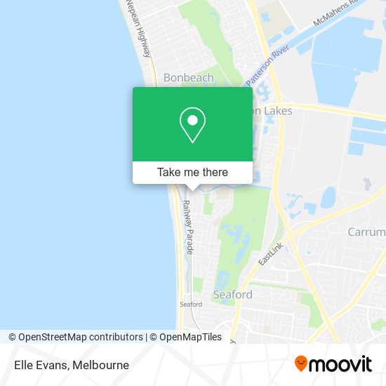 Elle Evans map