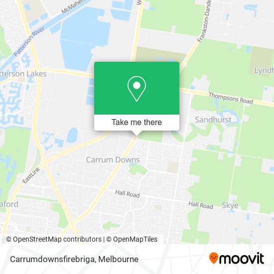 Carrumdownsfirebriga map