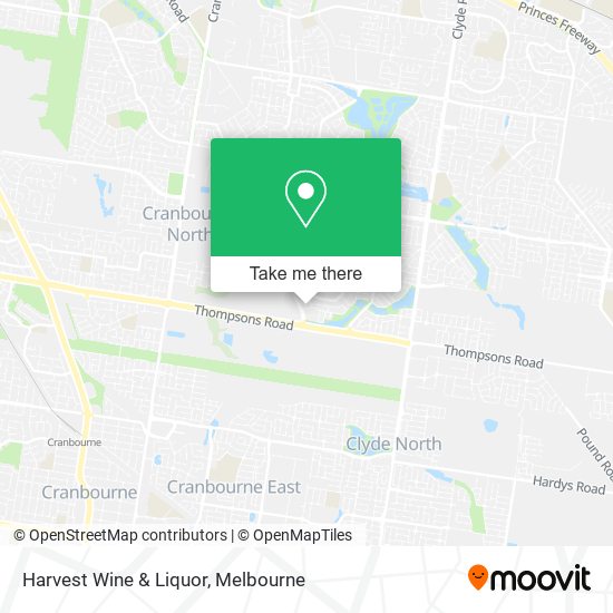 Harvest Wine & Liquor map