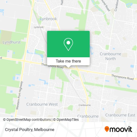 Crystal Poultry map