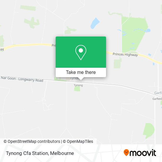 Tynong Cfa Station map