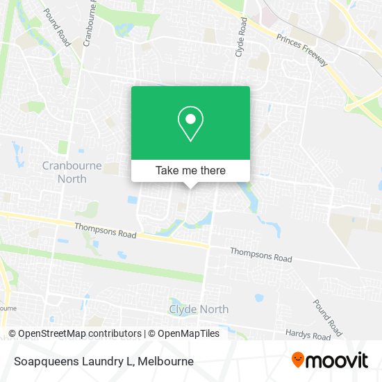 Soapqueens Laundry L map