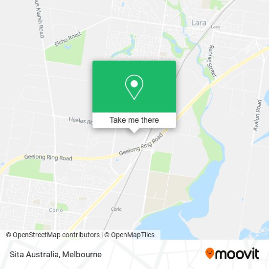 Sita Australia map