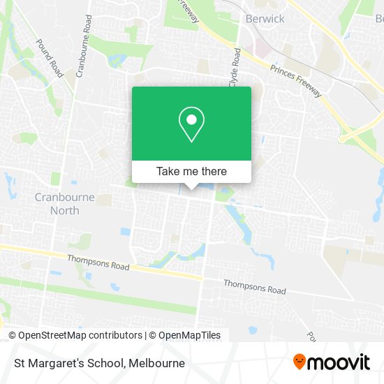 St Margaret's School map