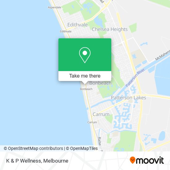 K & P Wellness map