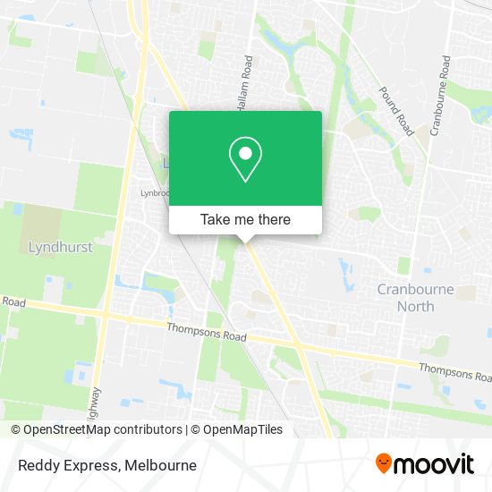 Reddy Express map