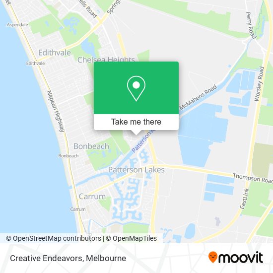 Creative Endeavors map