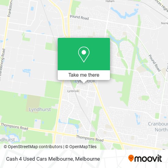 Cash 4 Used Cars Melbourne map