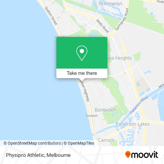 Physipro Athletic map