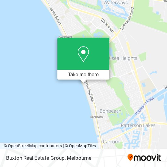 Buxton Real Estate Group map