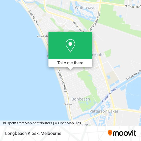 Longbeach Kiosk map