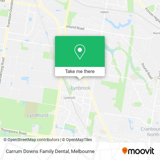 Carrum Downs Family Dental map