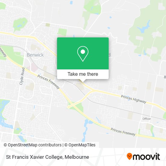 Mapa St Francis Xavier College