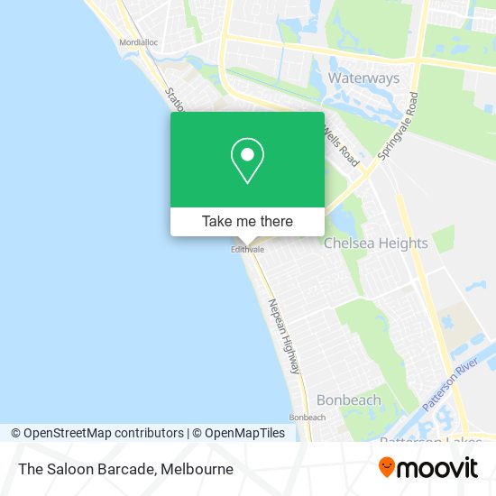 The Saloon Barcade map