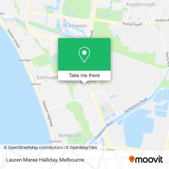 Lauren Maree Halliday map