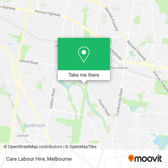 Care Labour Hire map