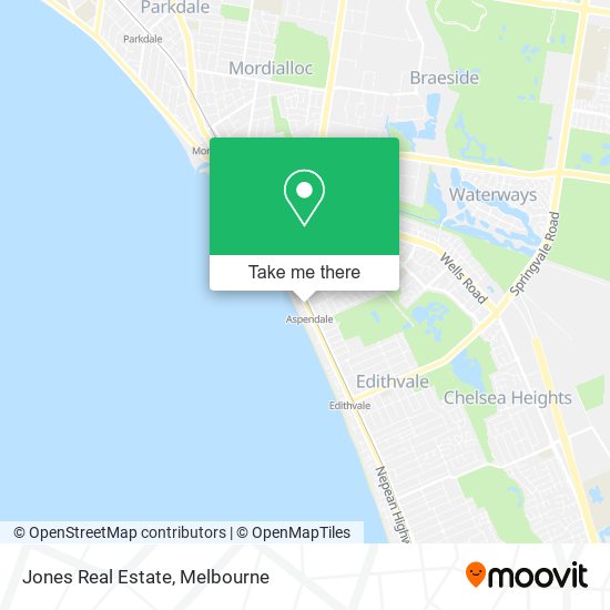 Jones Real Estate map