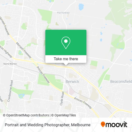 Portrait and Wedding Photographer map