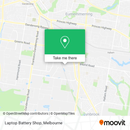 Laptop Battery Shop map