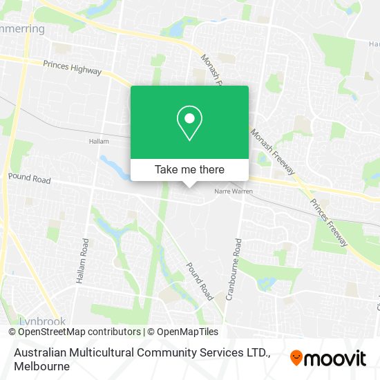 Mapa Australian Multicultural Community Services LTD.