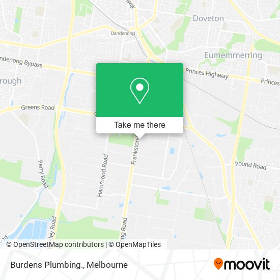 Burdens Plumbing. map