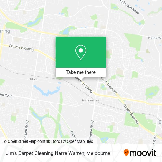Mapa Jim's Carpet Cleaning Narre Warren