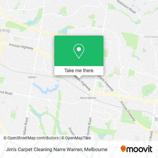 Jim's Carpet Cleaning Narre Warren map