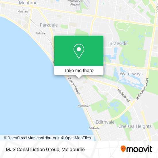 MJS Construction Group map