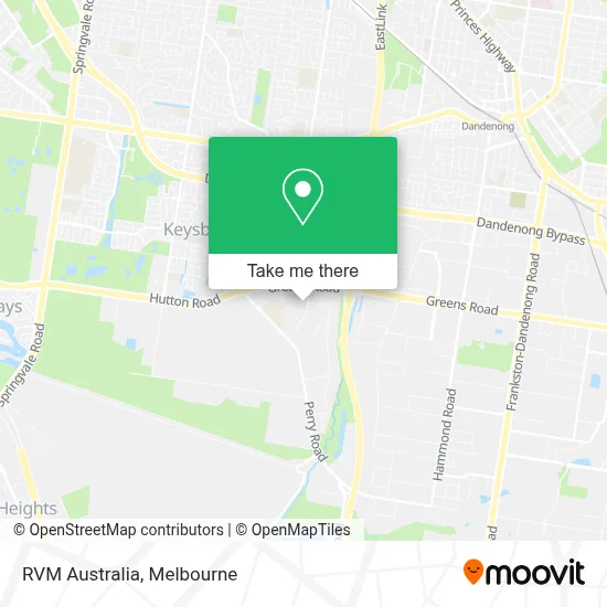 Mapa RVM Australia