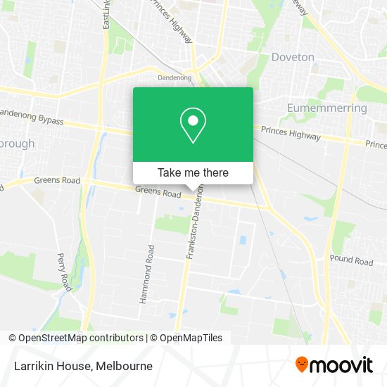 Larrikin House map