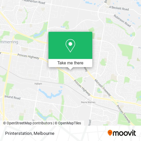 Printerstation map