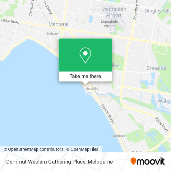 Derrimut Weelam Gathering Place map
