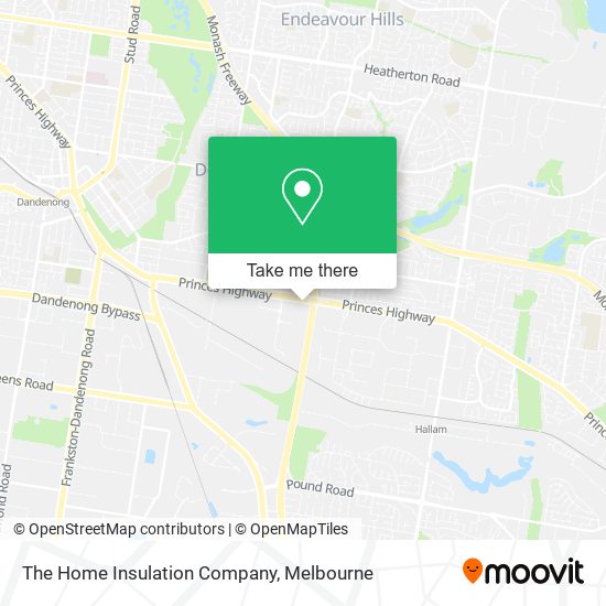 The Home Insulation Company map