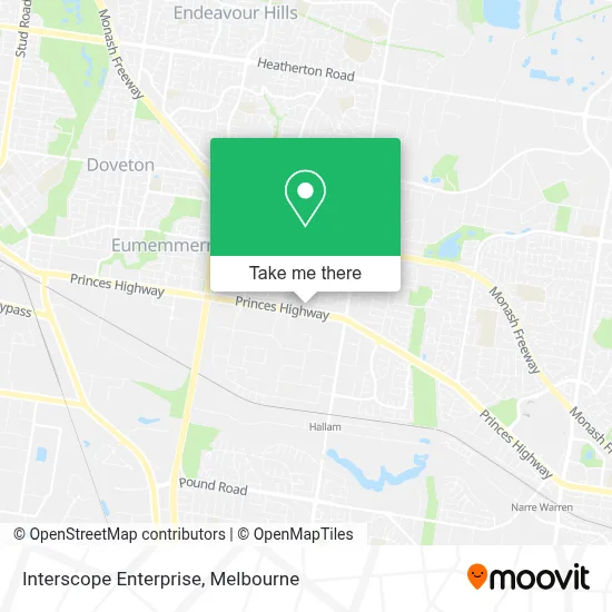 Mapa Interscope Enterprise