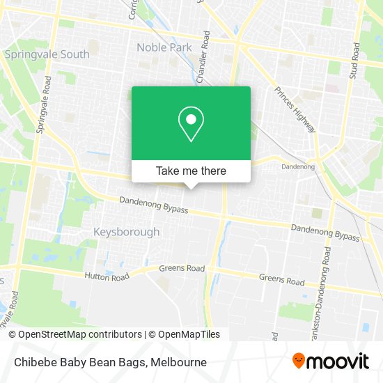 Chibebe Baby Bean Bags map