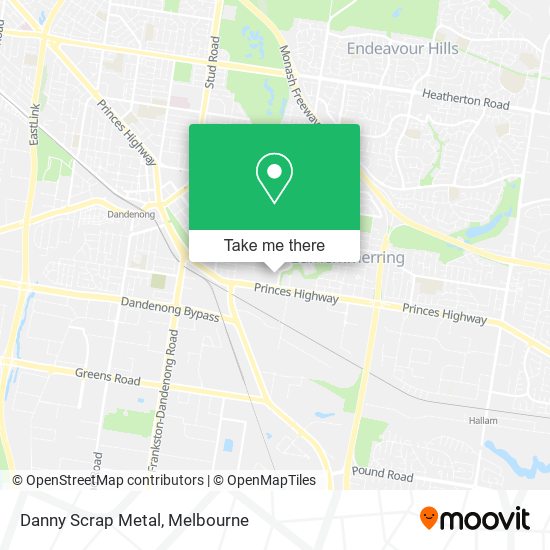 Danny Scrap Metal map