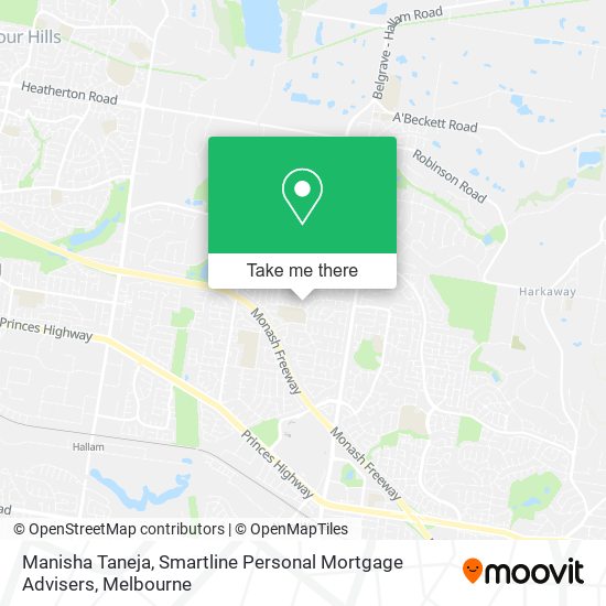 Mapa Manisha Taneja, Smartline Personal Mortgage Advisers