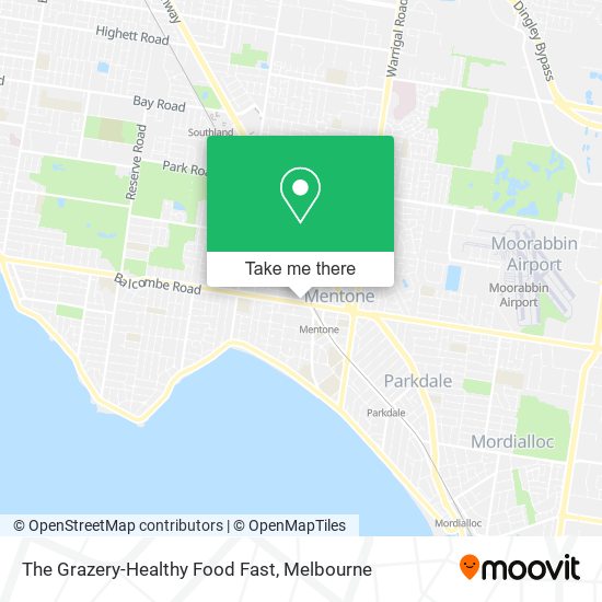The Grazery-Healthy Food Fast map