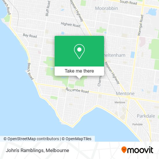 John's Ramblings map