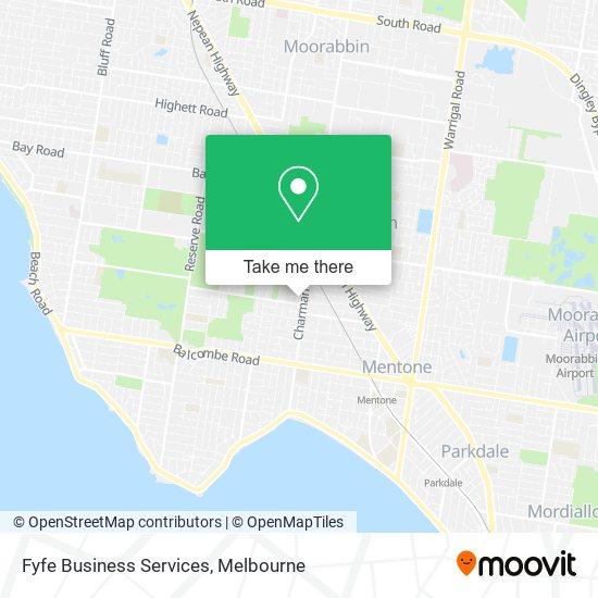 Fyfe Business Services map