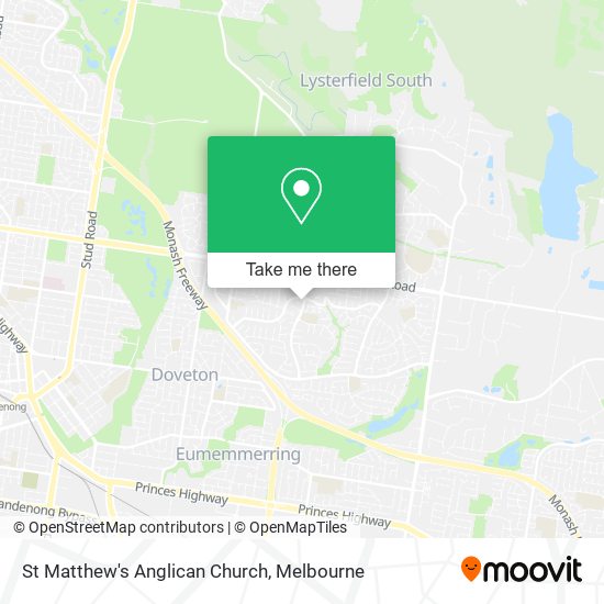 St Matthew's Anglican Church map