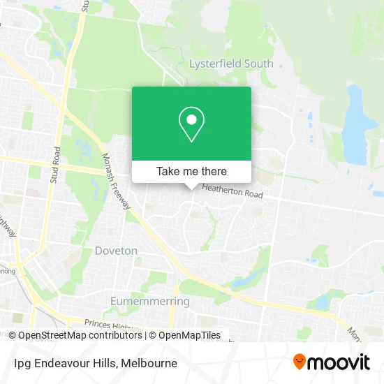 Ipg Endeavour Hills map